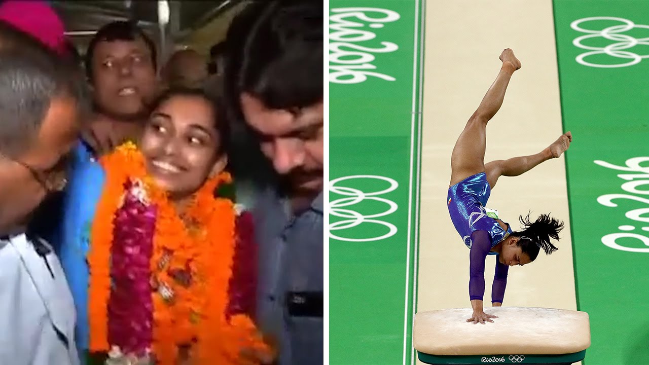 Dipa Karmakar gets hero&rsquo;s welcome at Delhi Airport