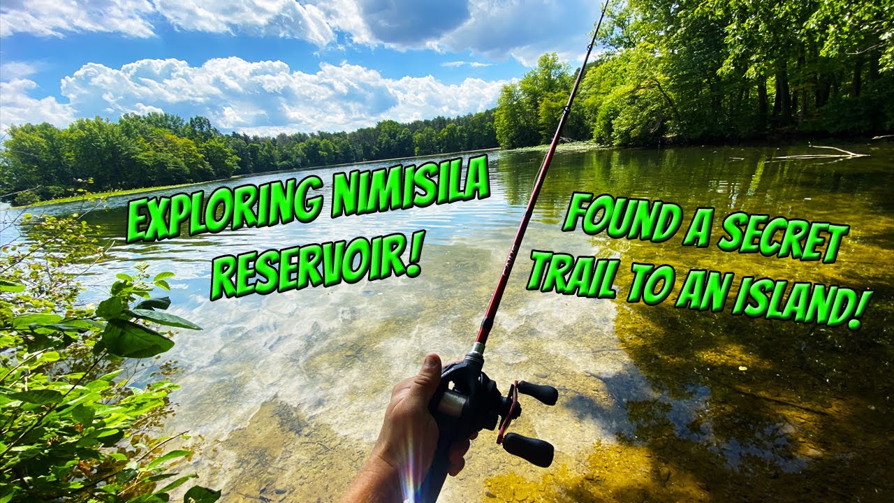 Exploring Nimisila for Bass Fishing! Secret Island Adventure! ( Nimisila Reservoir Ohio )