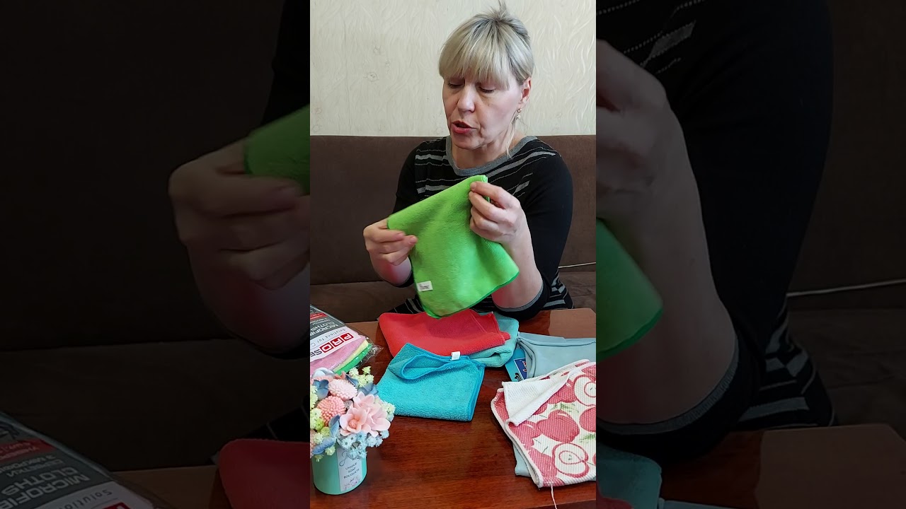 Микрофибровые салфетки для уборки.Мои фавориты.