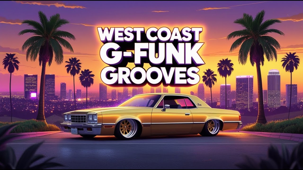 West Coast G-Funk Grooves 🌴 Smooth 90s Hip Hop Cruisin Vibes