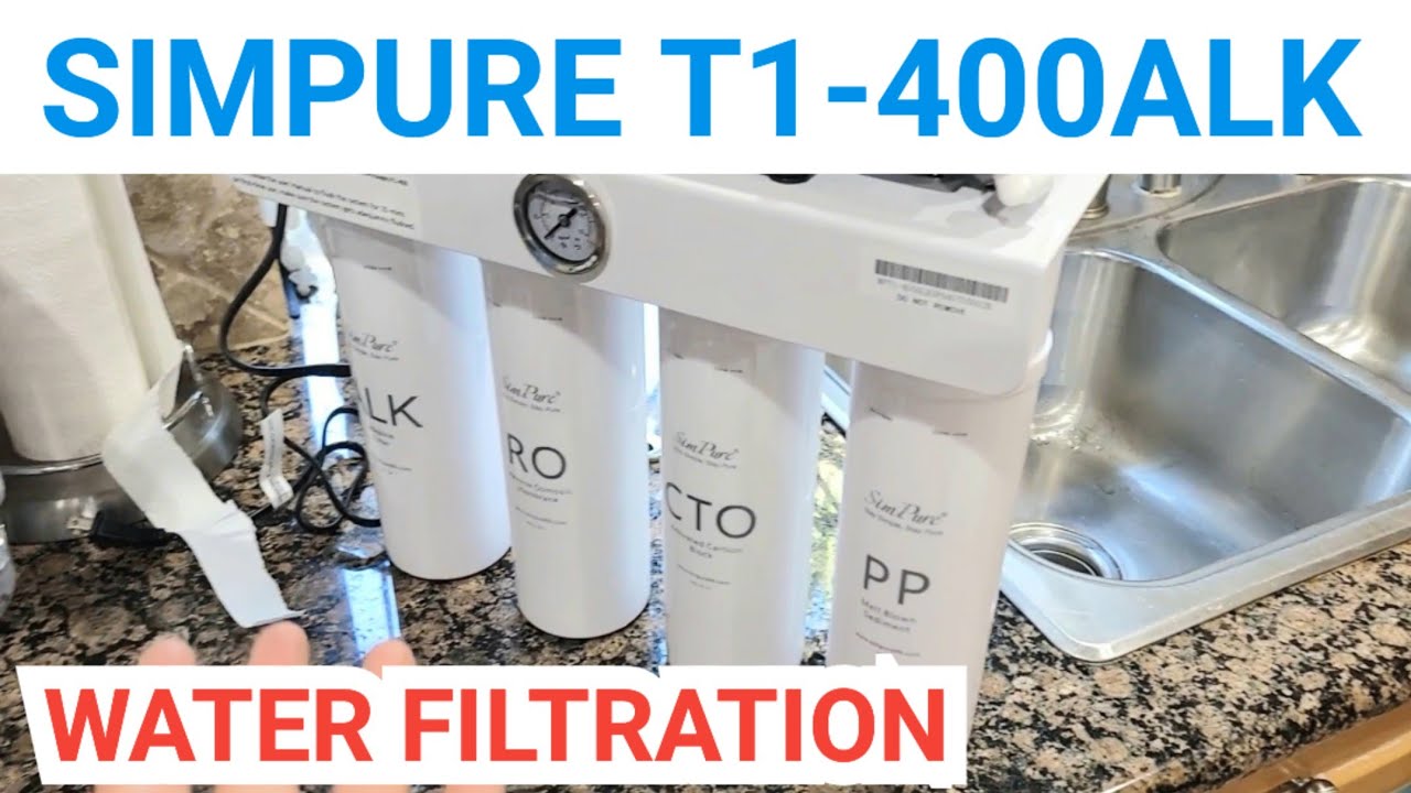 SimPure T1-400ALK Alkaline UV Reverse Osmosis System