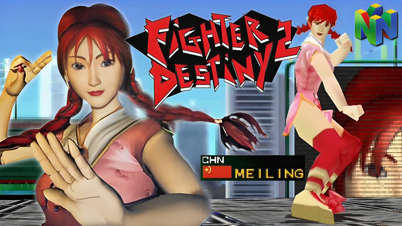 Fighter Destiny 2 (N64) - Meiling - Gameplay 