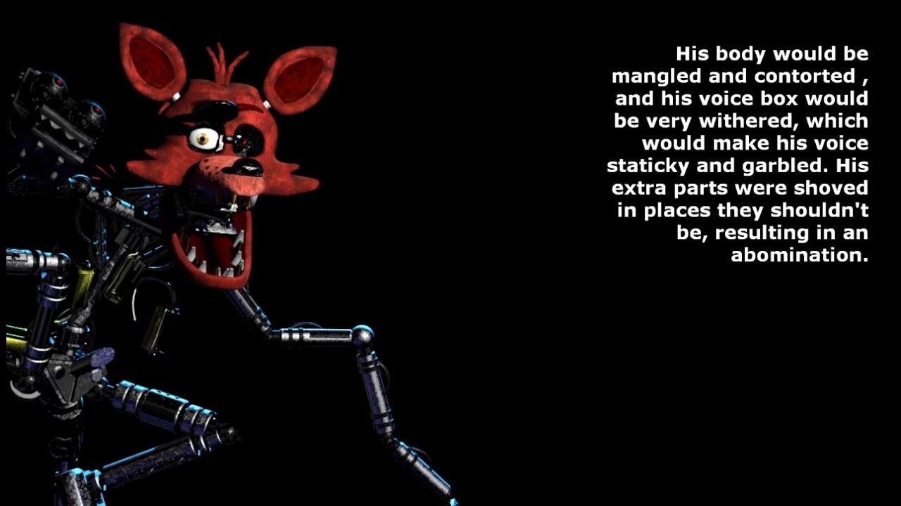 What if Foxy was mangled in fnaf 1