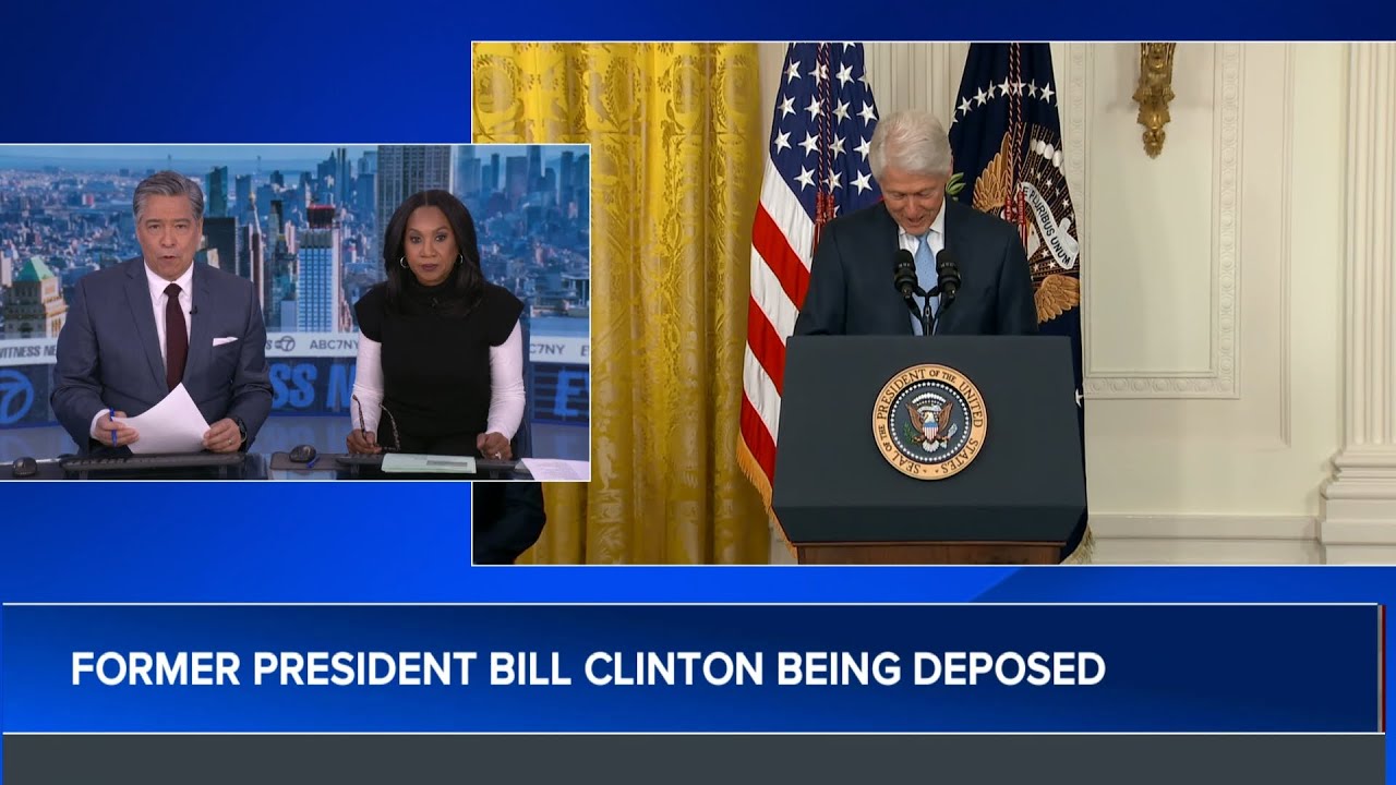 Bill Clinton's testimony underway in Epstein probe