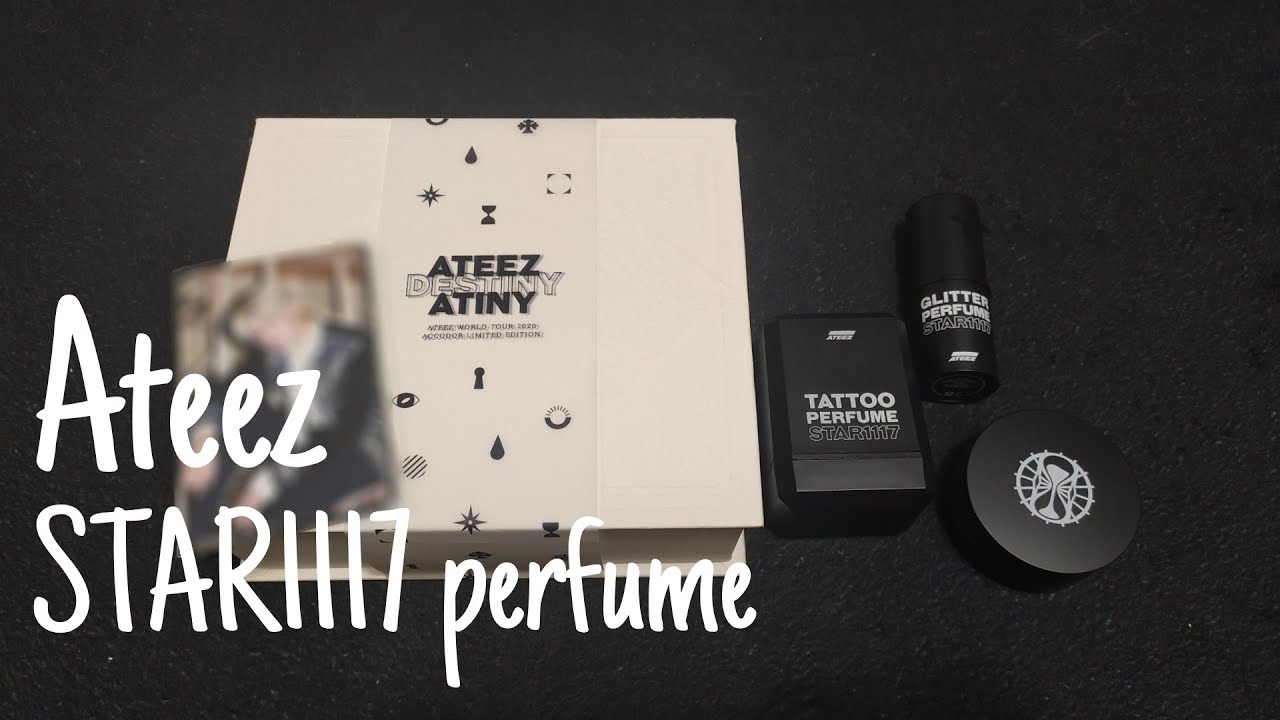 Ateez STAR1117 perfume unboxing [Limited edition] // En español