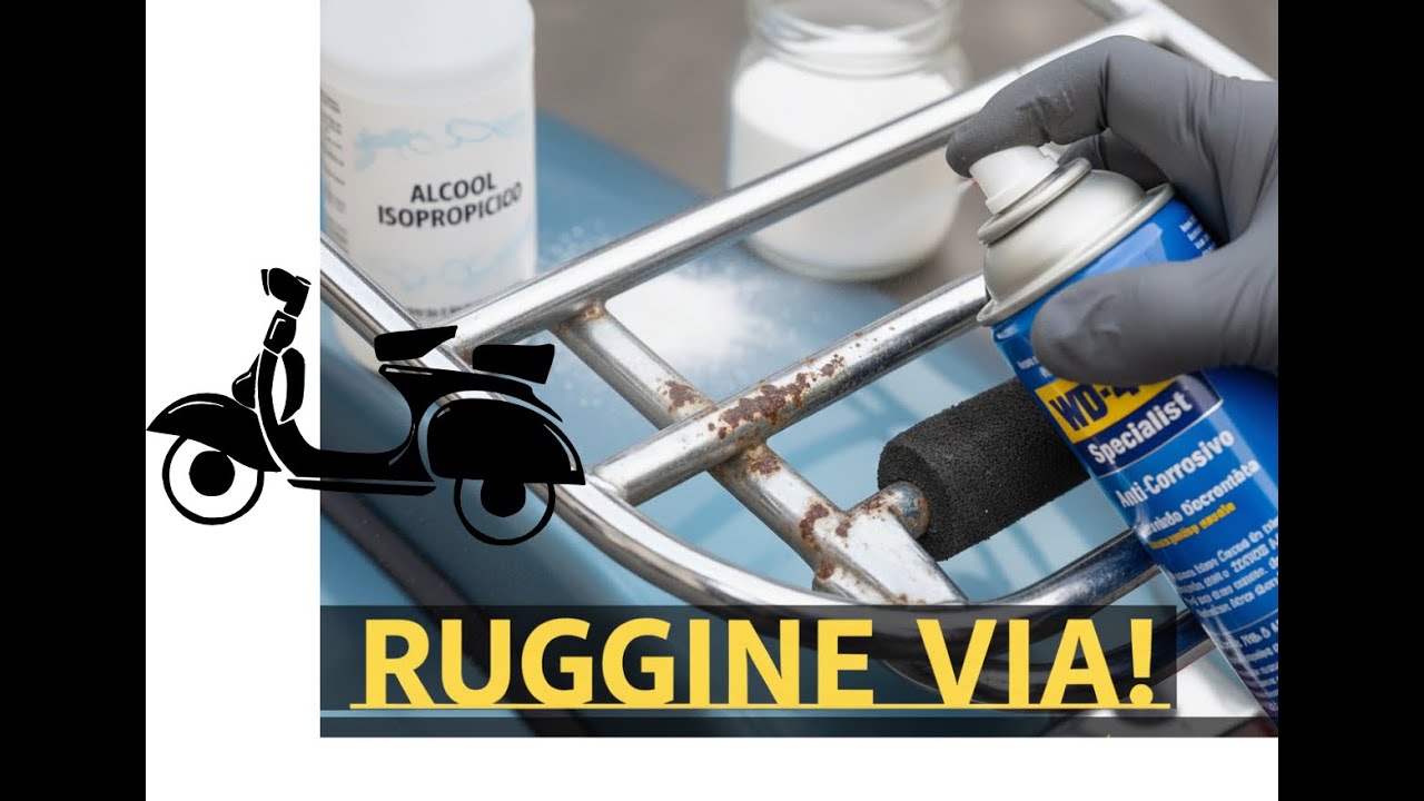 Ruggine sulle cromature Vespa ? Ecco come l’ho risolta !