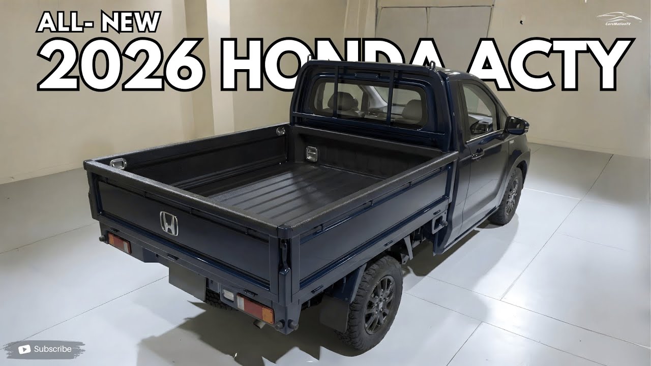 Анонсирована новая модель Honda Acty 2026 — Эволюция японских легких грузовиков!