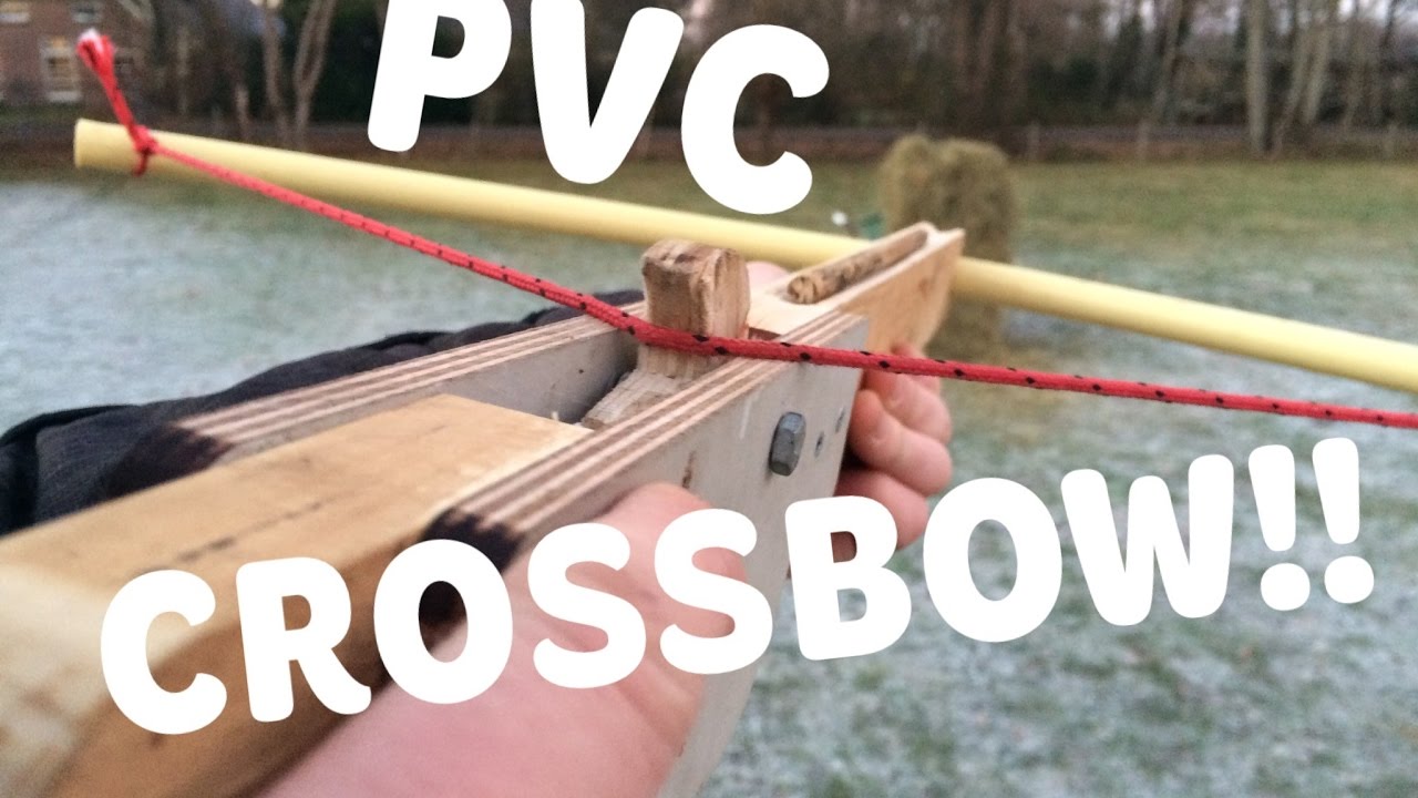How to make a pvc Crossbow V2 (improved trigger)