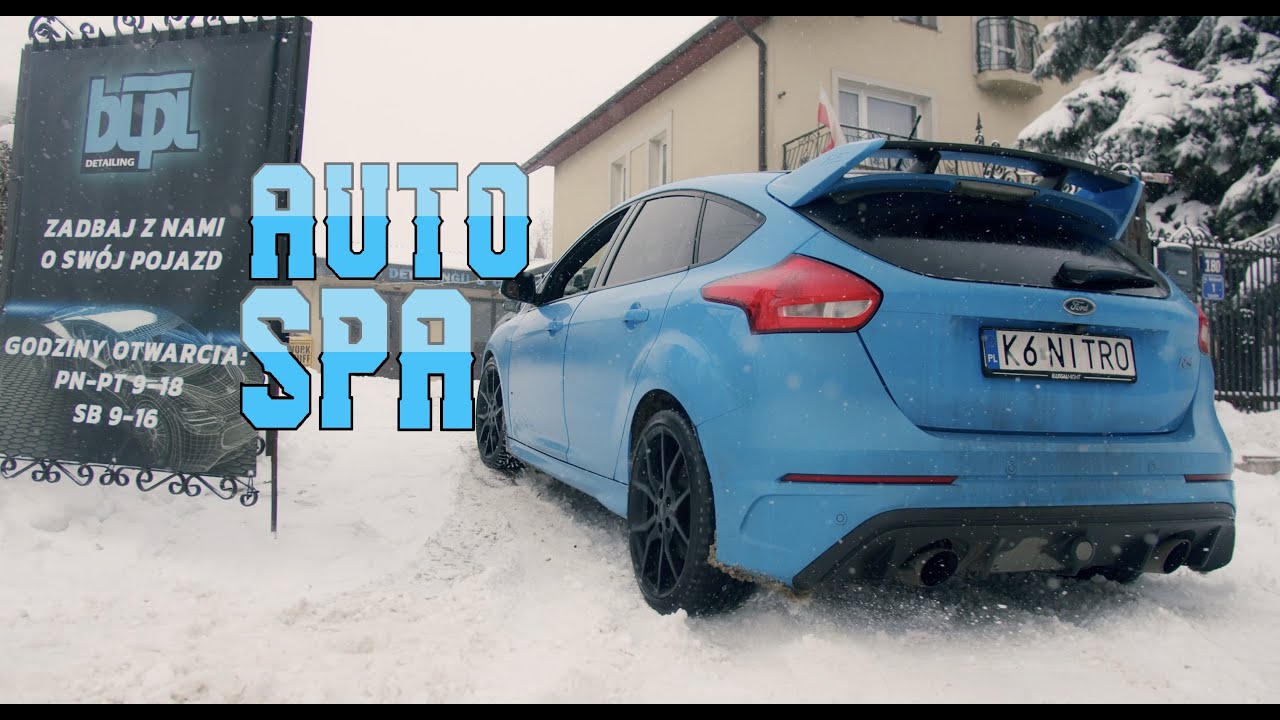Detailing Ford Focus RS nitrous blue  - Ultracoat Carbon