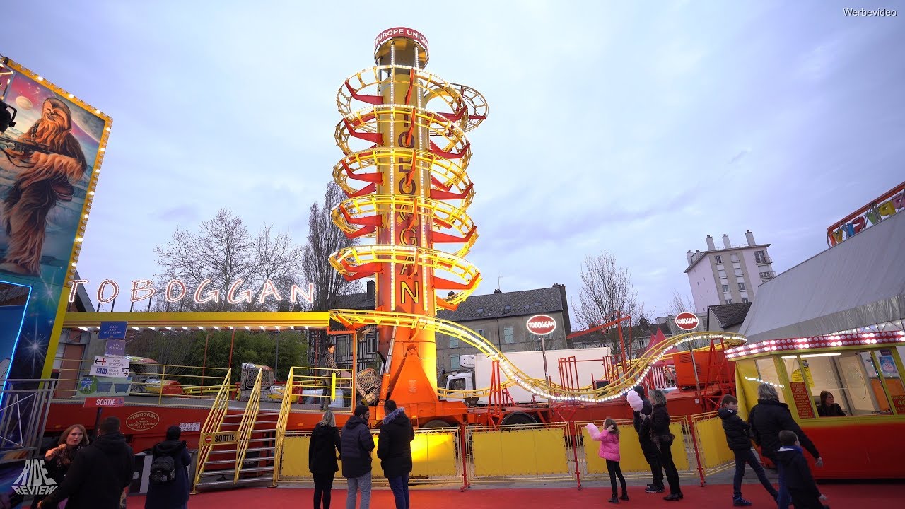 Toboggan (Landgraf) - POV - Foire de Mars (Troyes) - 2019 - Chance Rides