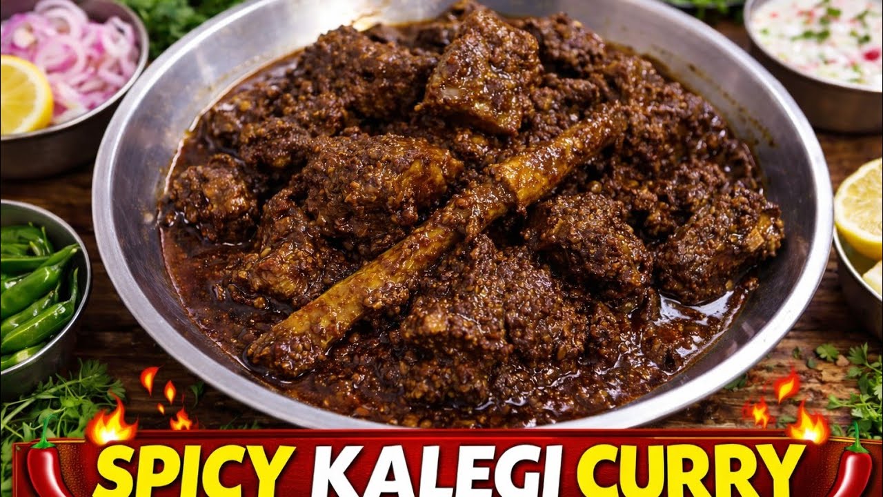 Spicy Kalegi Curry Recipe | Tasty Liver Masala | Dhaba Style Kaleji Recipe