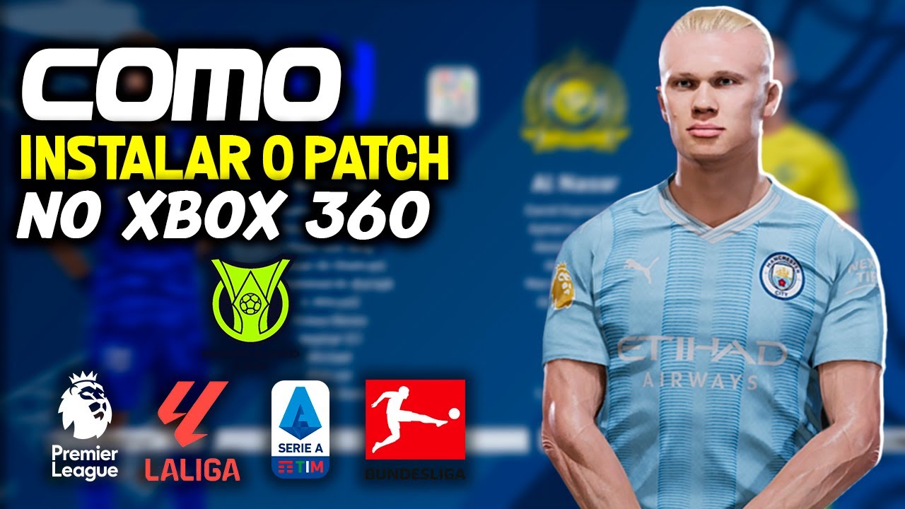 COMO INSTALAR QUALQUER PATCH NO SEU PES 2018 ATUALIZANDO PARA O PES 2024 NO XBOX 360