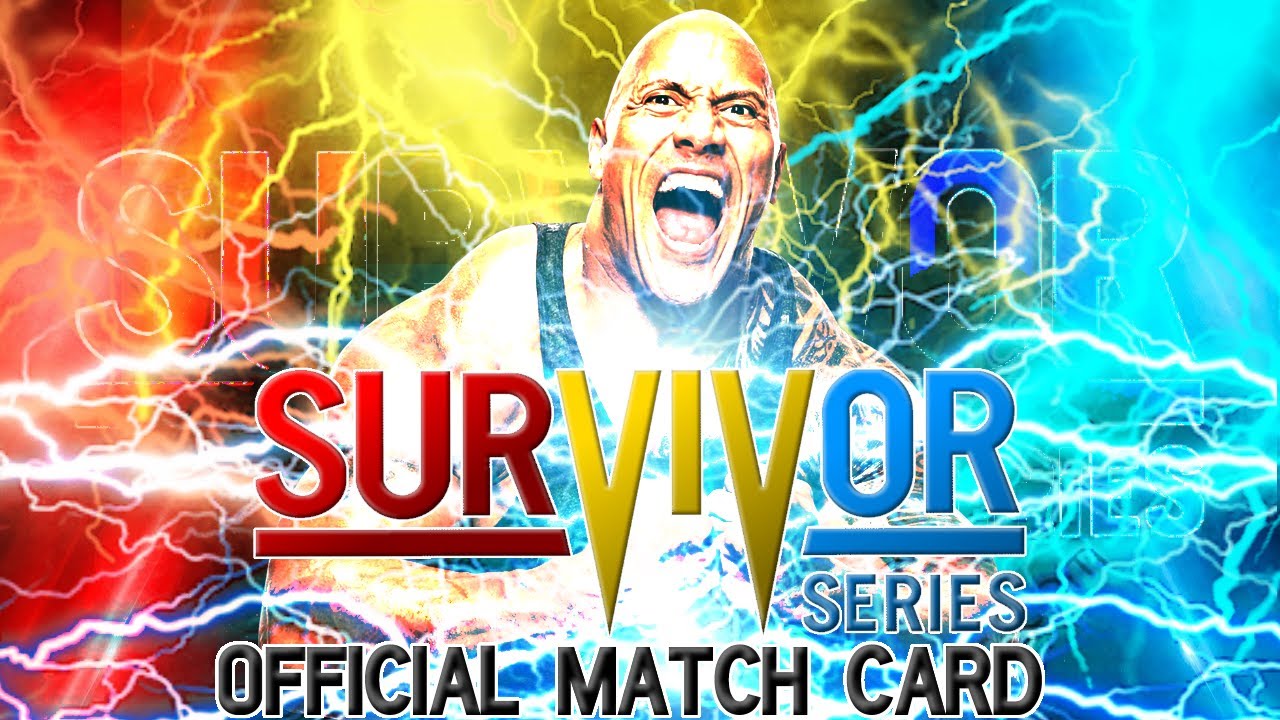 TEW 2020 Challenge Run - Survivor Series 2021 Official Match Card