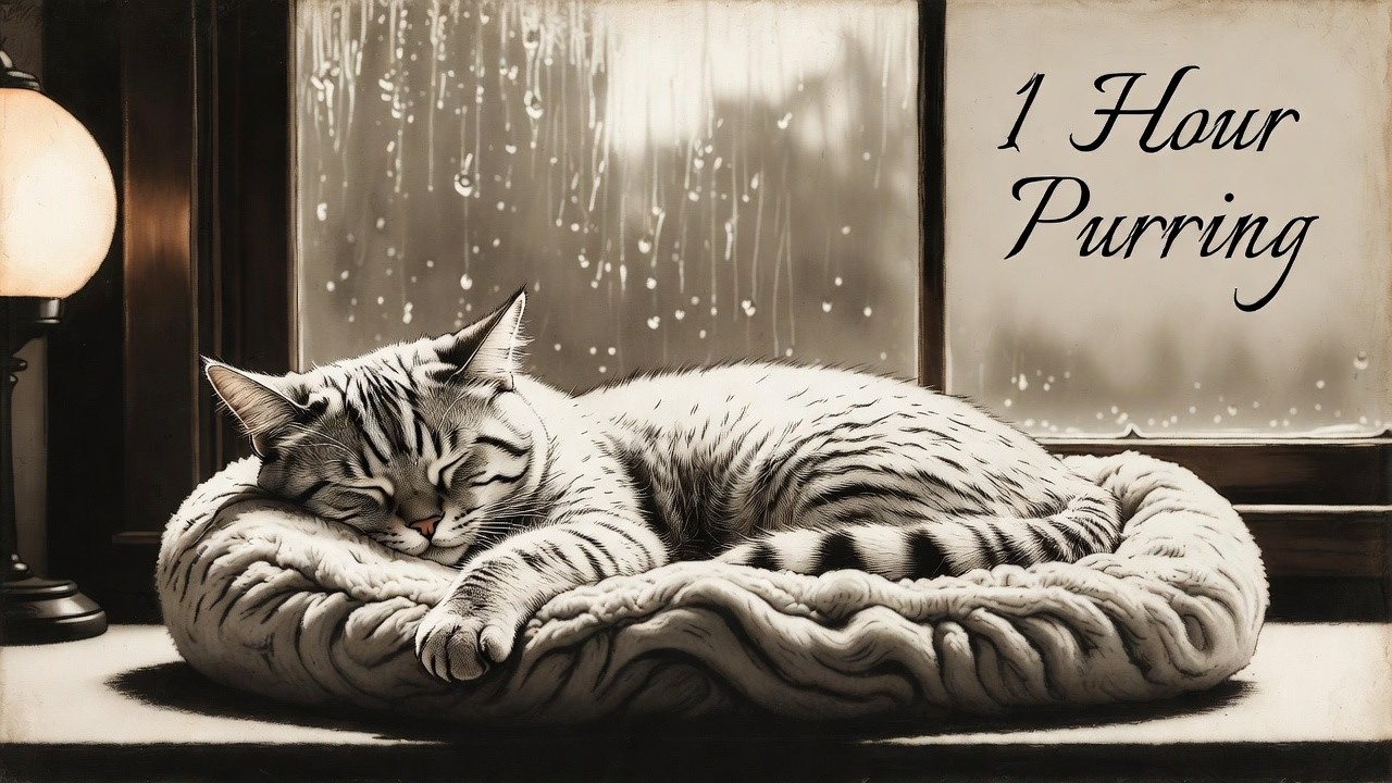 1 Hour of Pure Cat Purring – Deep Relaxation, Sleep & Stress Relief 😺💤