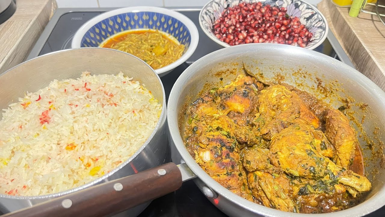 Chicken Roast & Pilau Rice|Keski Maas & Shatkora