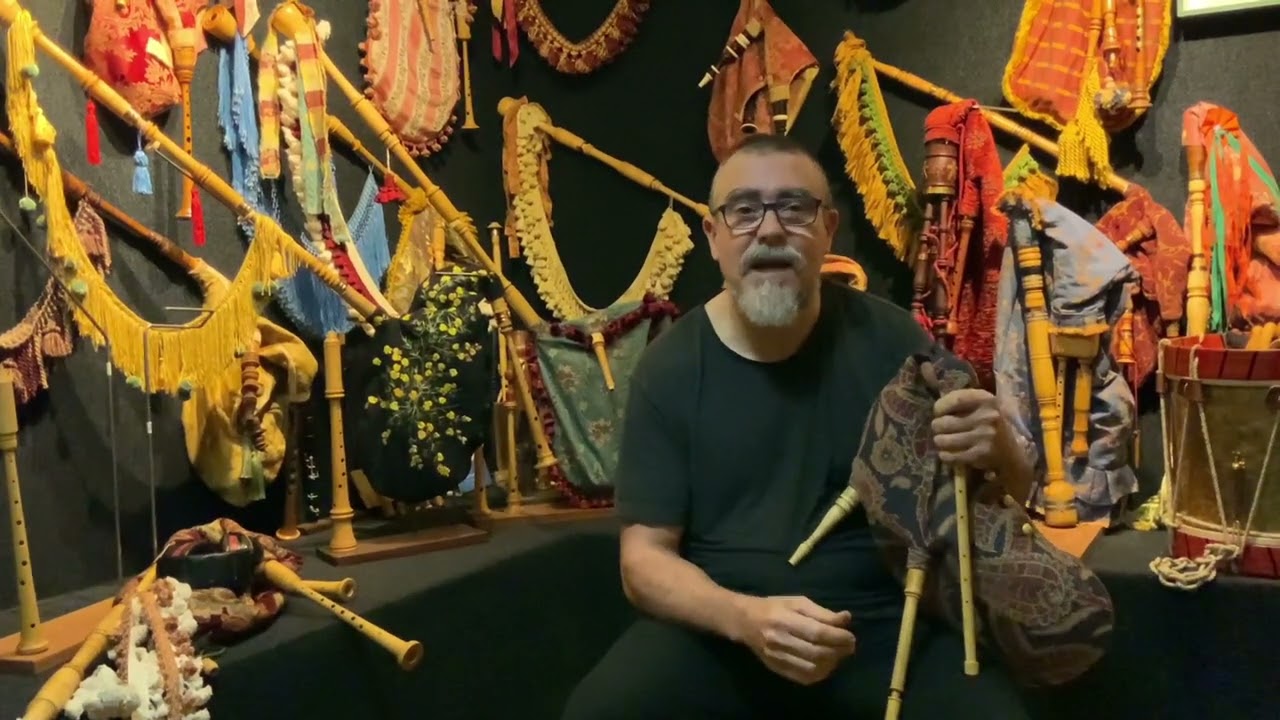 A primeira gaita de cana cromática. La primera gaita de caña cromática.