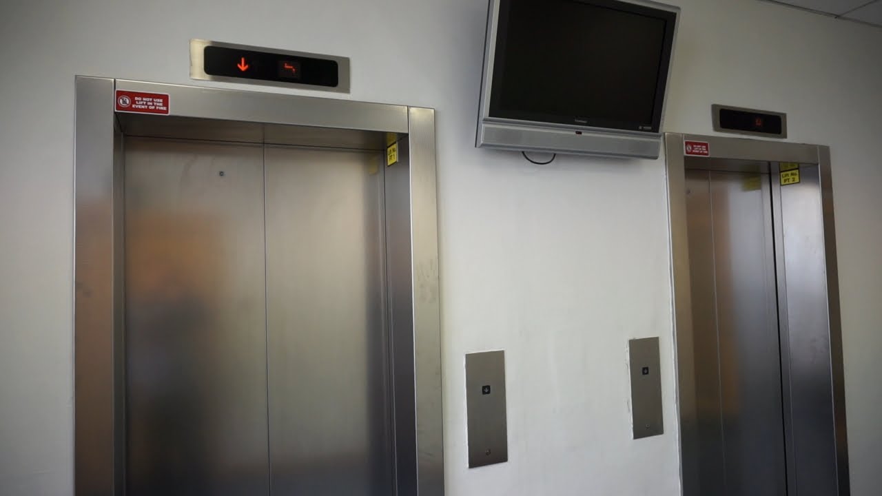 Mitsubishi traction elevators @ Dublin Airport (DUB), Ireland