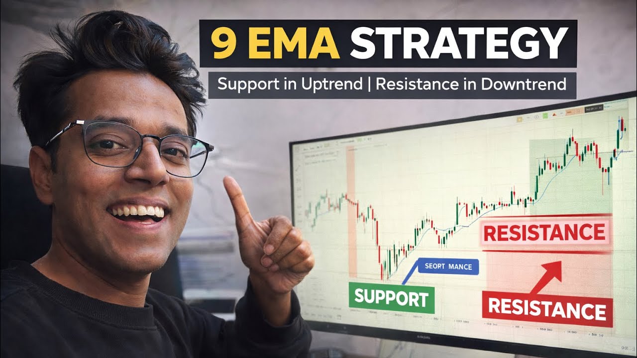 Easiest 9 EMA Strategy for Beginner
