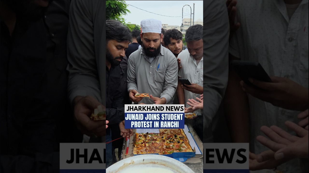 From Jantar Mantar To Ranchi | Junaid Joins Jharkhand Student Protest With Biryani & Pizzas!