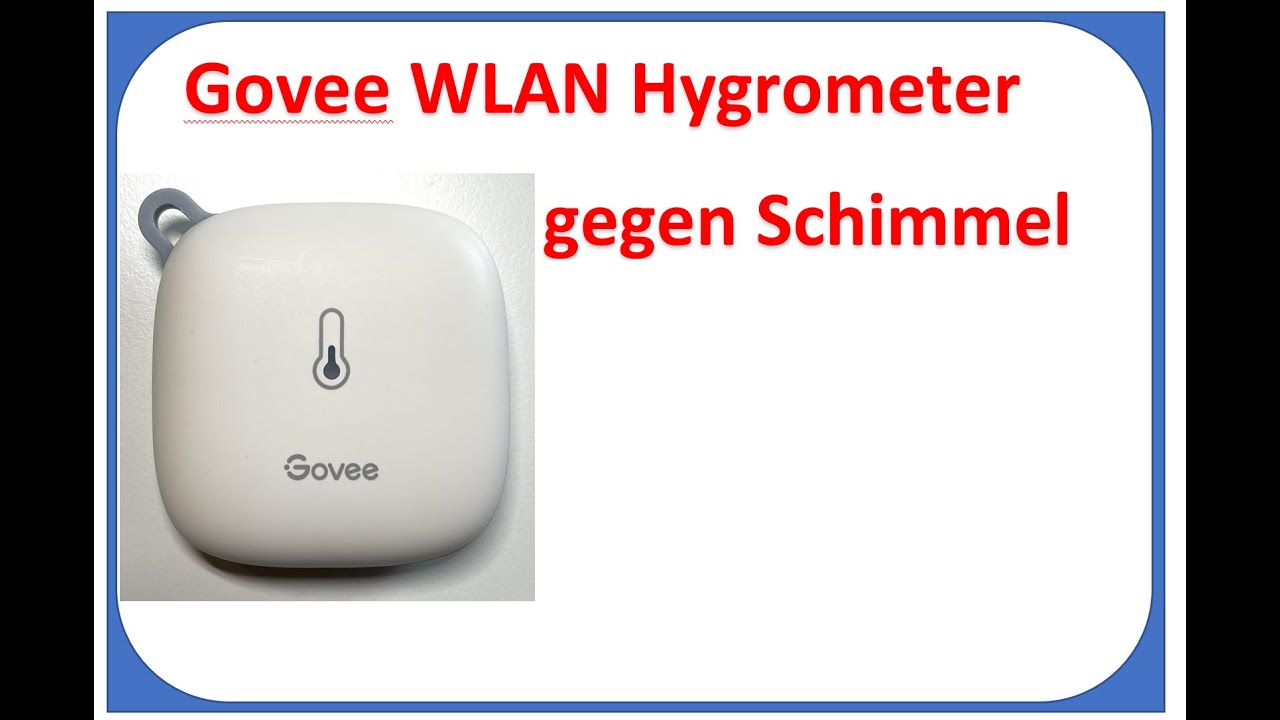WLAN-Hygrometer (+ Datenlogger) von Govee Modell H5179 mit Taupunkt-Anzeige Lüften gegen Schimmel