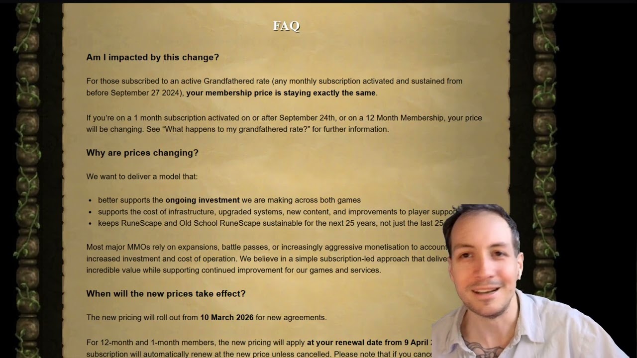RuneScape Membership Price INCREASE! The Good, The Bad & The UGLY