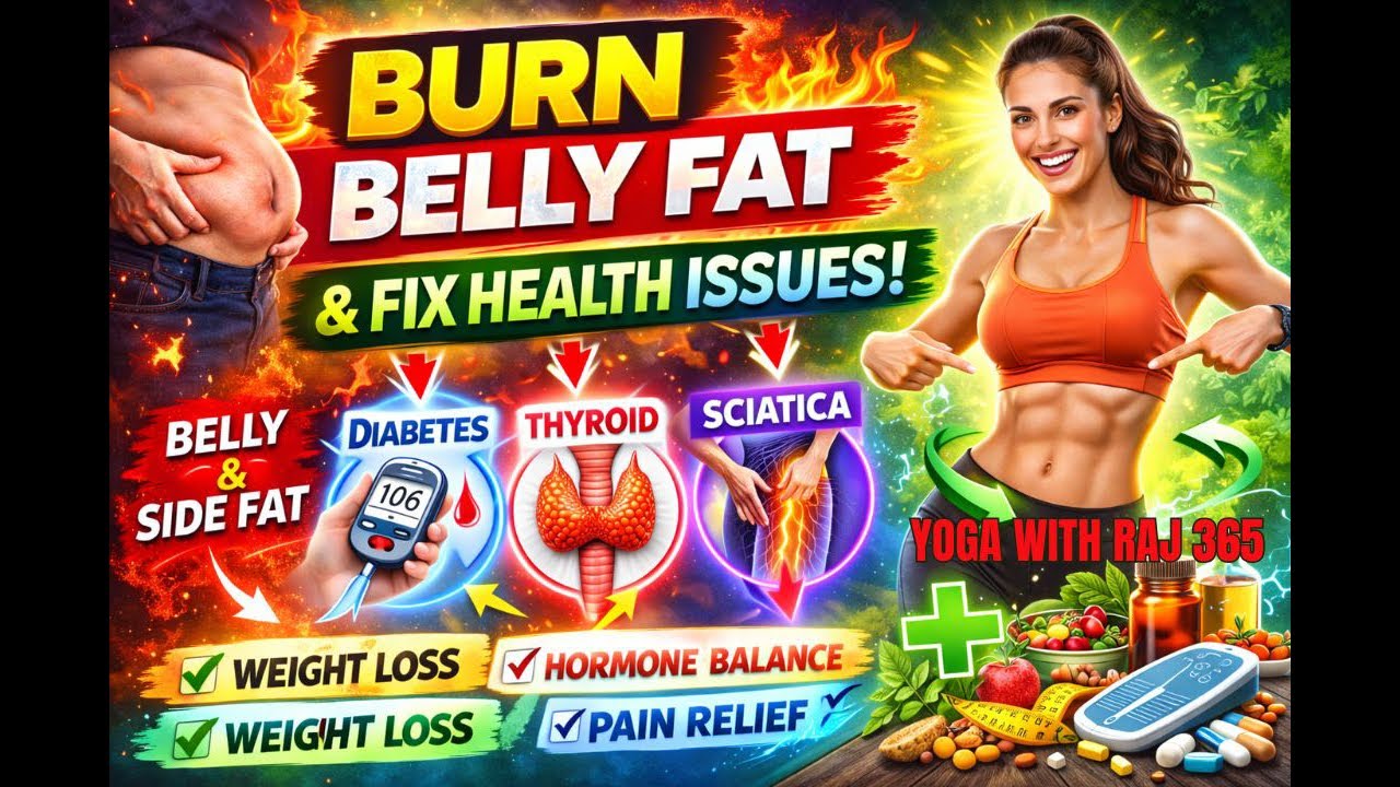 🧘‍♀️Obesity,Gas-constipation Problems, Sugar Control, Thyroid,Hormone Balance, Knee & Back Pain Fix