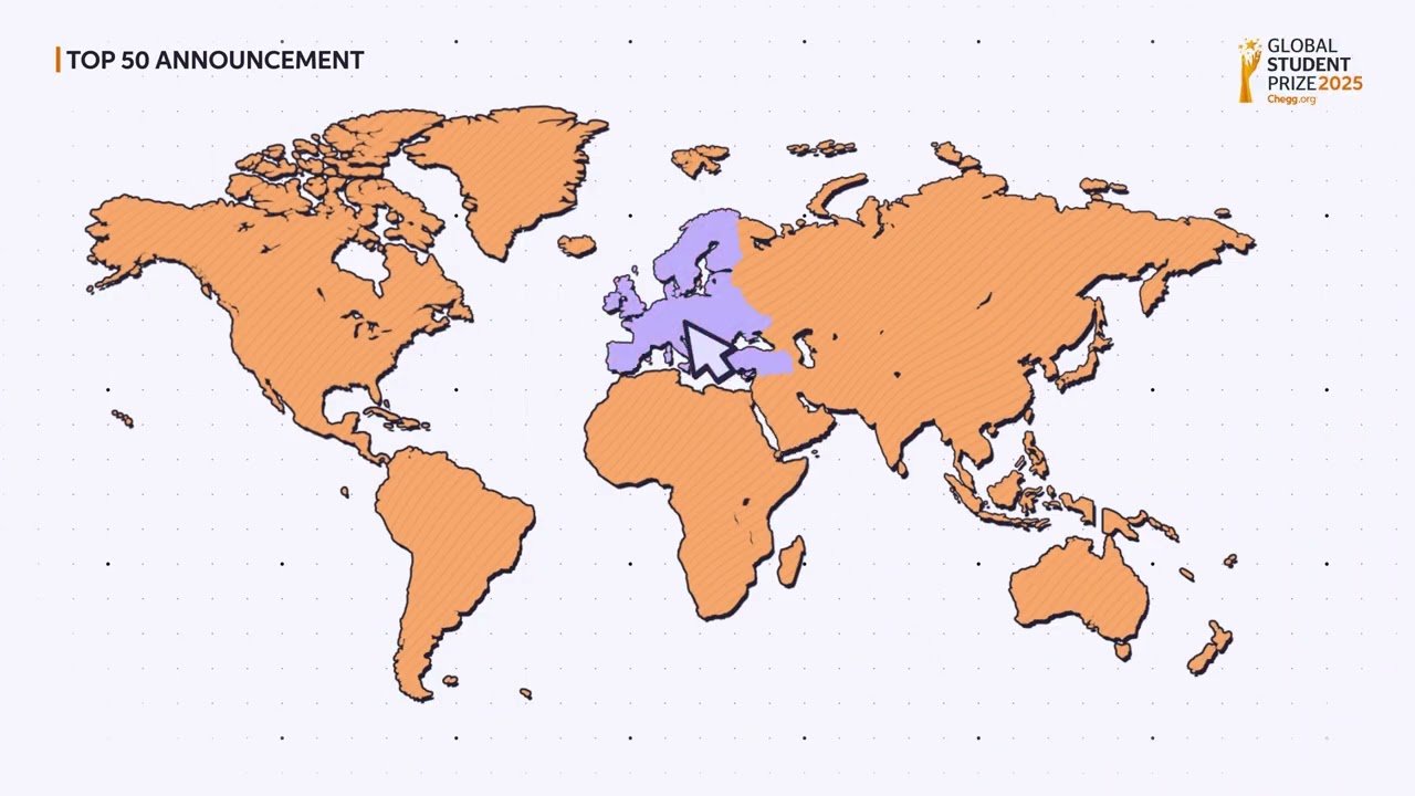 Meet the Top 50 Finalists of the Chegg.org Global Student Prize 2025!