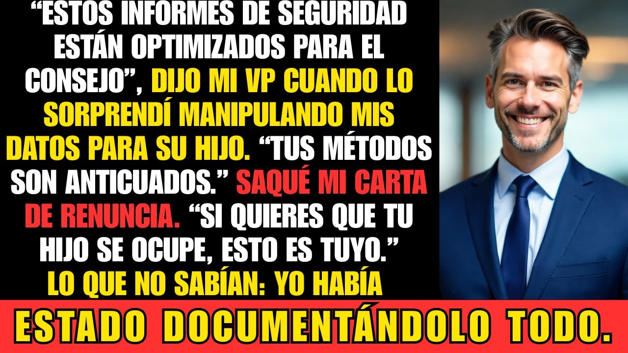 Mi VP robó mi trabajo para su hijo; renuncié y desaté su peor pesadilla corporativa