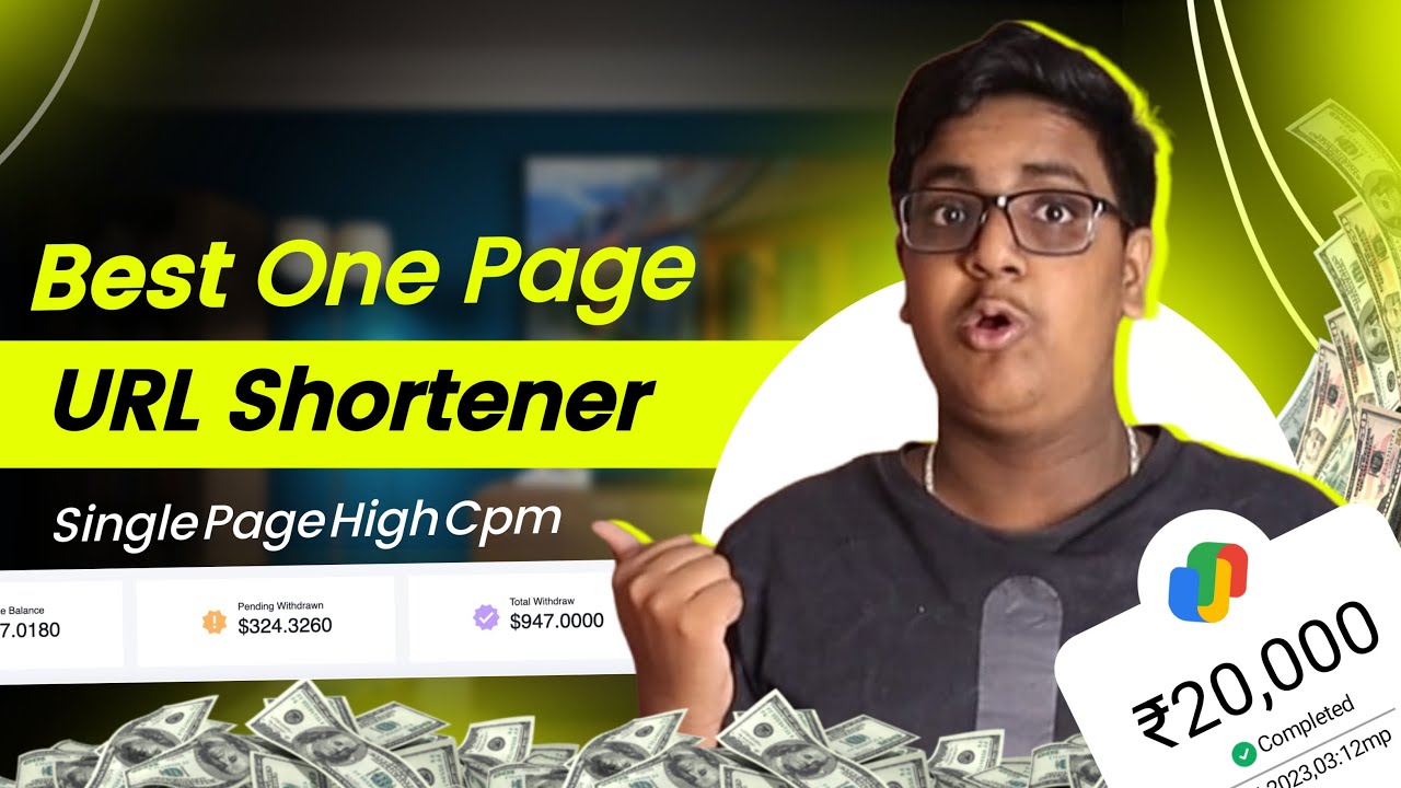 Best One Page URL Shortener With Daily Payment | One Page High CPM