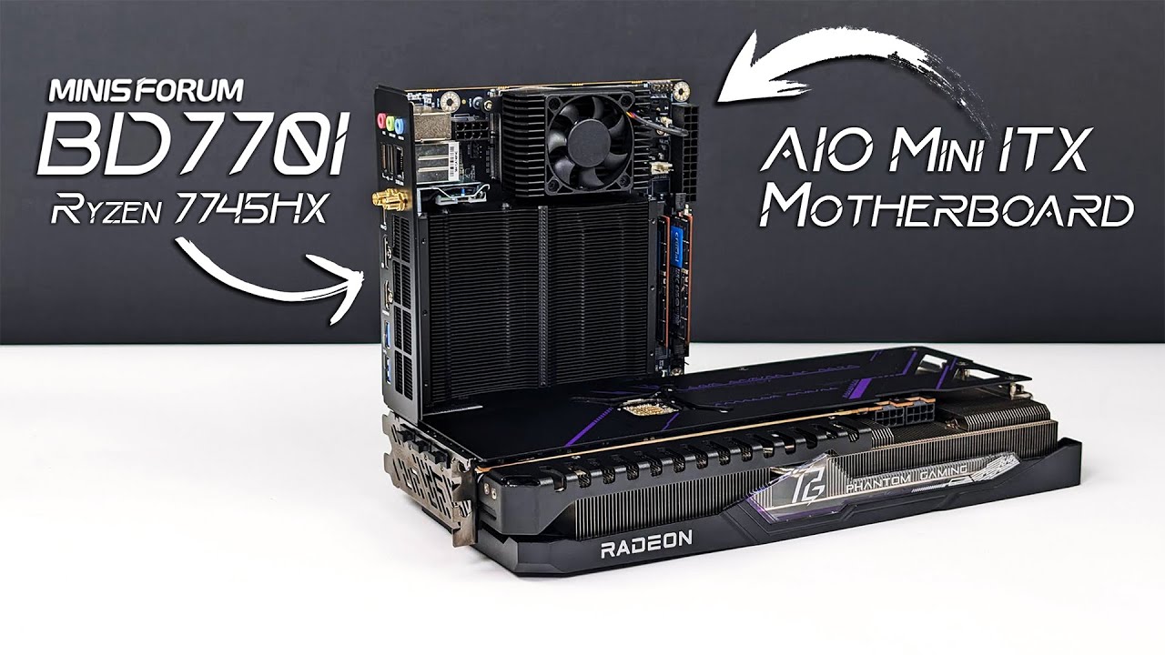 This All-New Mini ITX Has A Powerful Built In AMD Zen 4 CPU! BD770i Hands On