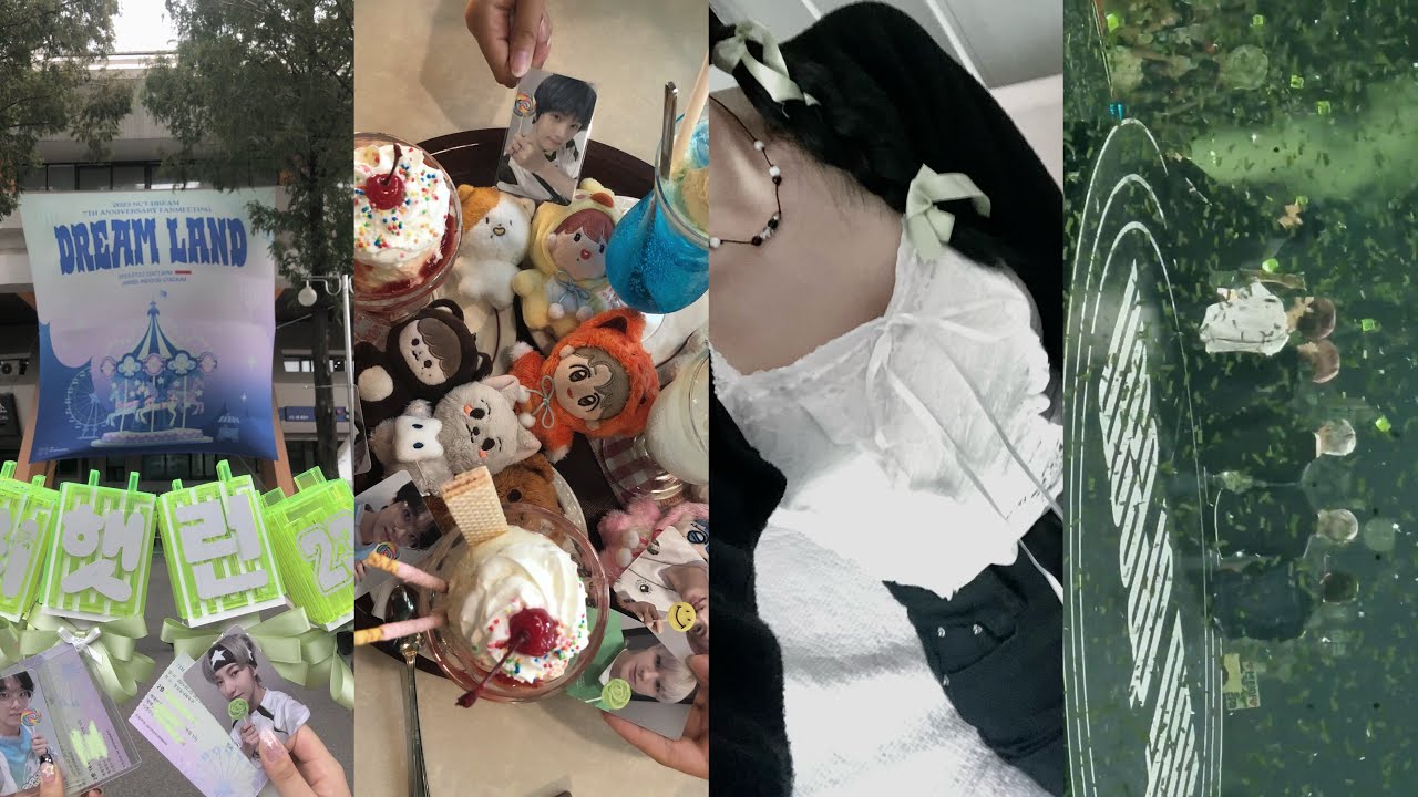 드프 시즈니 브이로그 👒🐻 최애 없는🥲 눈물의 드림랜드 팬미팅 / 택배 미니 옷 하울 언박싱 / 울트라 / 팬미팅 브이로그 / 해프