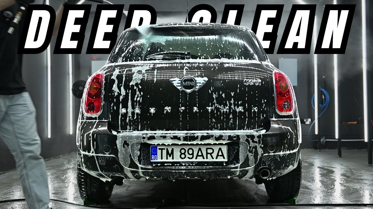 Deep Cleaning A Dirty Mini Cooper For The First Time - Car Detailing