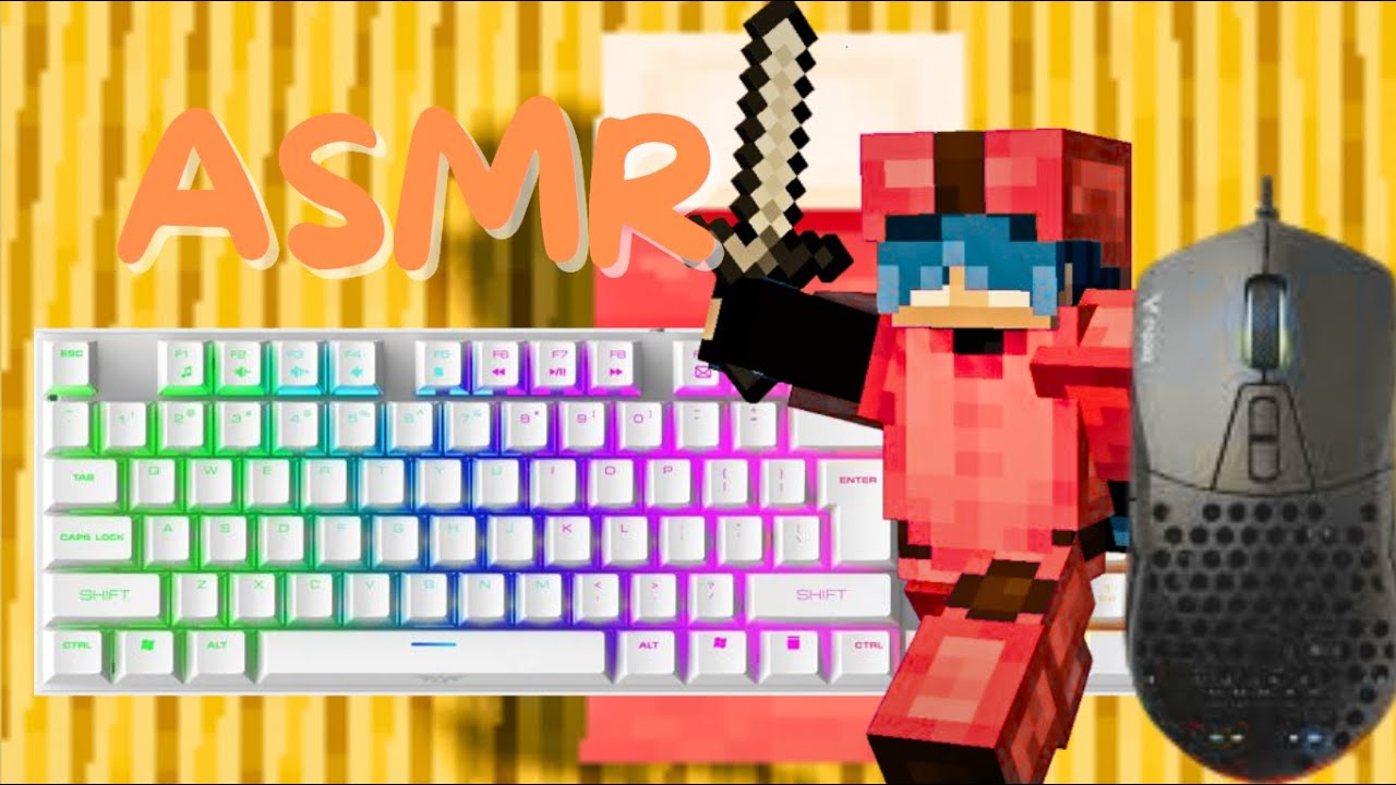 Minecraft Bedrush (4K) ASMR Keyboard And Mouse Sound