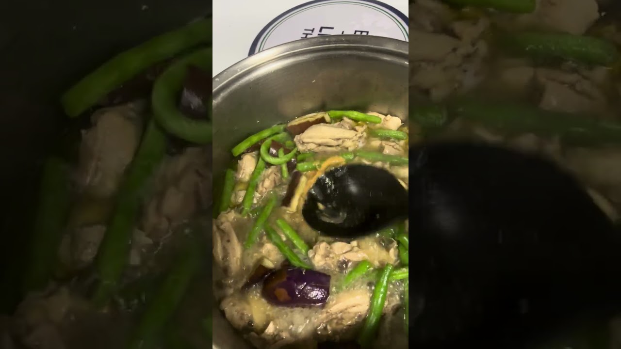 Cooking vegetables with peanut butter 😋😊