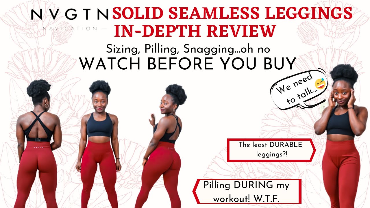NVGTN Solid Seamless Leggings In Depth Activewear Review | UNSPONSORED & HONEST | December Launch