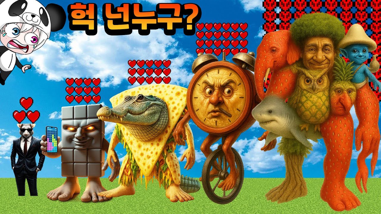 이탈리안 브레인롯 !! 지옥의 코스를 건너라!! 신규캐릭터 총출동!! 과연 오늘의 우승자는 누구일까? 애니메이션 상황극 [꿈토이 꿀잼 리액션]
