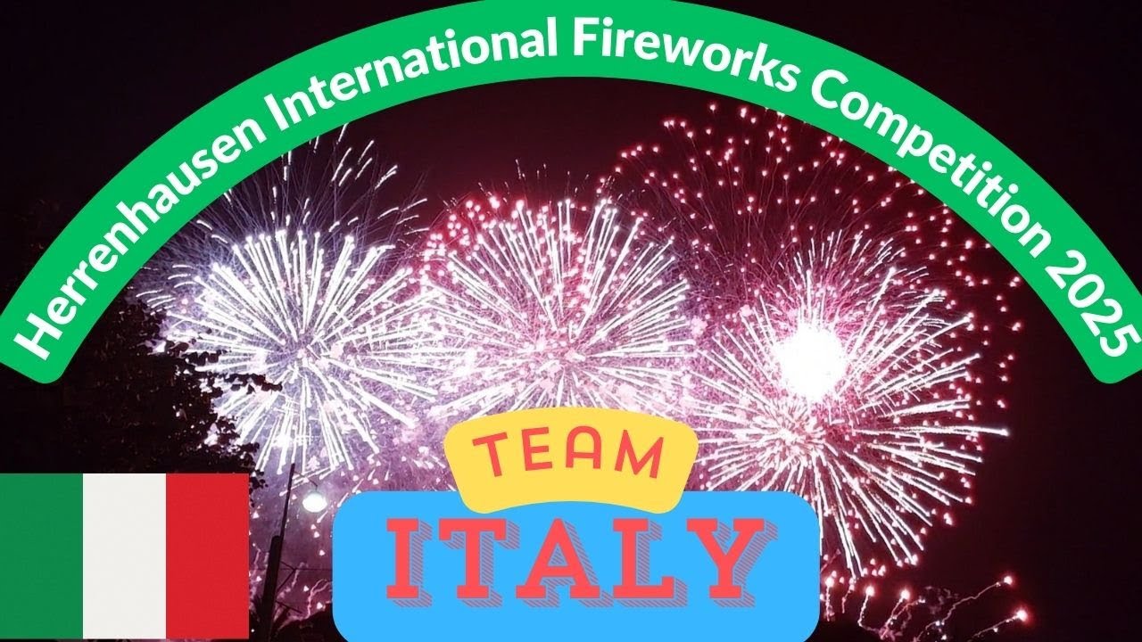Int Fireworks Competition - Team ITALY Pirotecnica Morsani Srl - Hannover Herrenhausen Germany 2025