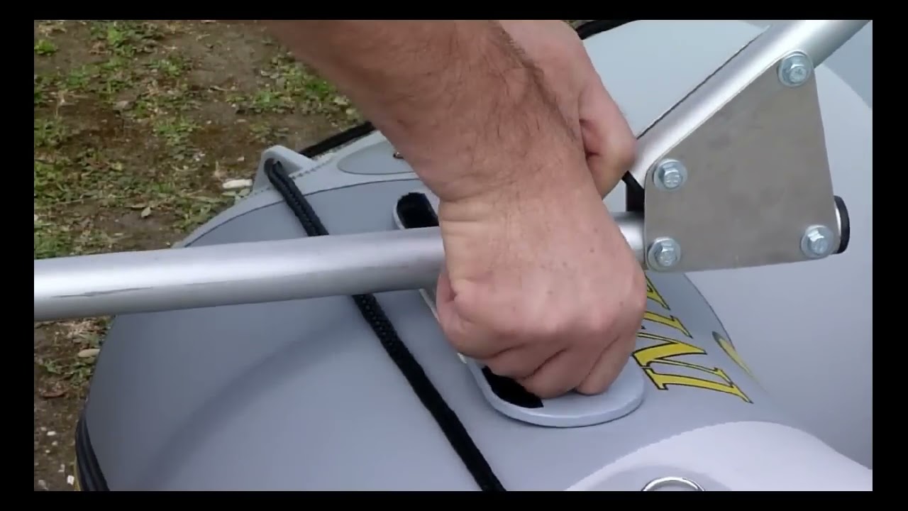 How to assemble diy Intex Mariner 4 inflatable homemade dinghy cabin sailboat Schlauchboot