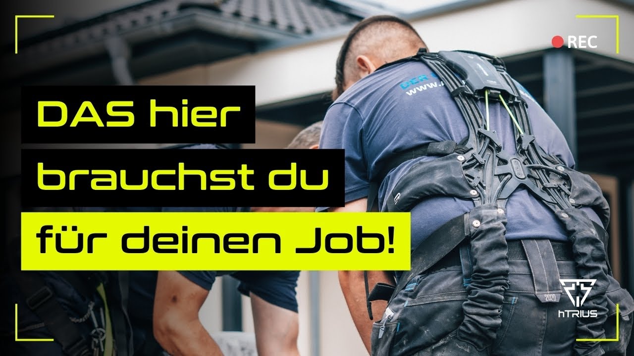 🚨 Dieses Exoskelett wird deinen Arbeitsalltag für immer verändern!