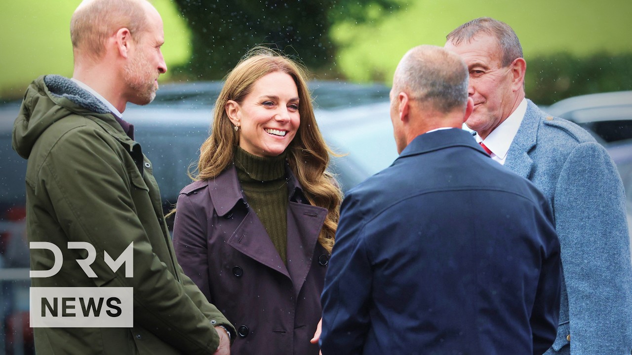 Princess Kate, Prince William Visit Scotland's Isle of Bute With Shinty and Beach Clean-Up | AC1N