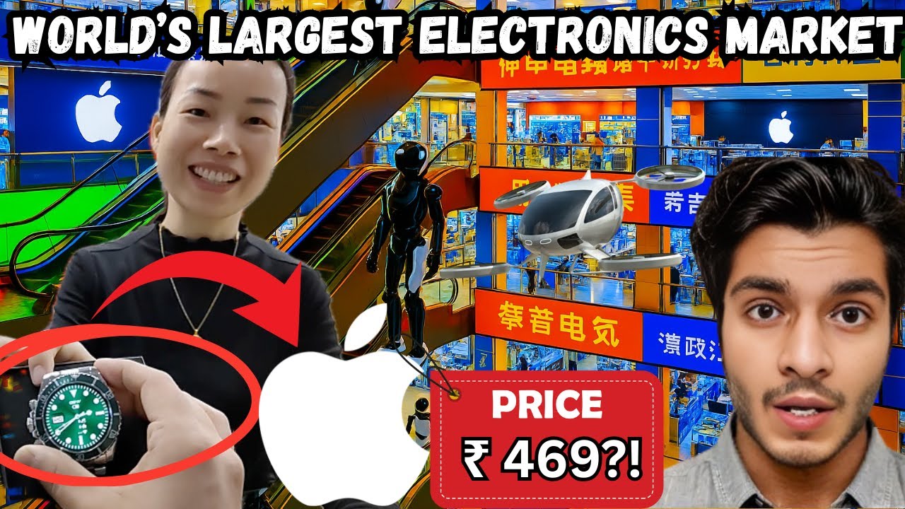 World's Largest Electronics Market in Shenzhen, China 🇨🇳| Full Tour of Huaqiangbei