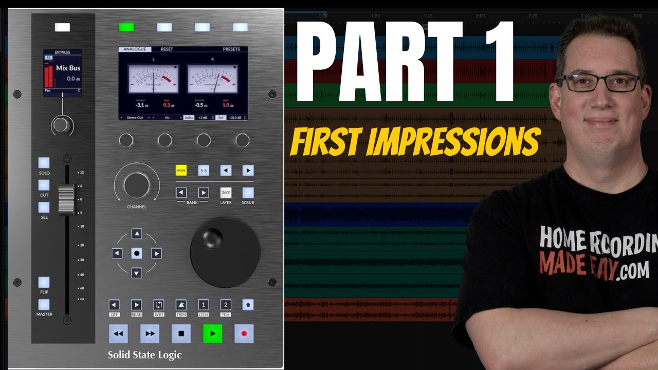 Solid State Logic UF1 DAW Controller  | First Impressions - PT 1