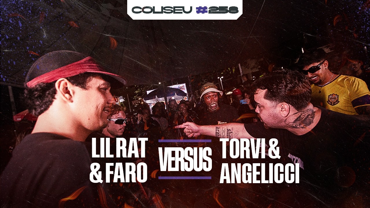 (A RIMA DO ANO 😂)LIL RAT E FARO X TORVI E ANGELICCI-1&ordf; FASE-BATALHA DO COLISEU-EDI&Ccedil;&Atilde;O DE DUPLAS#258