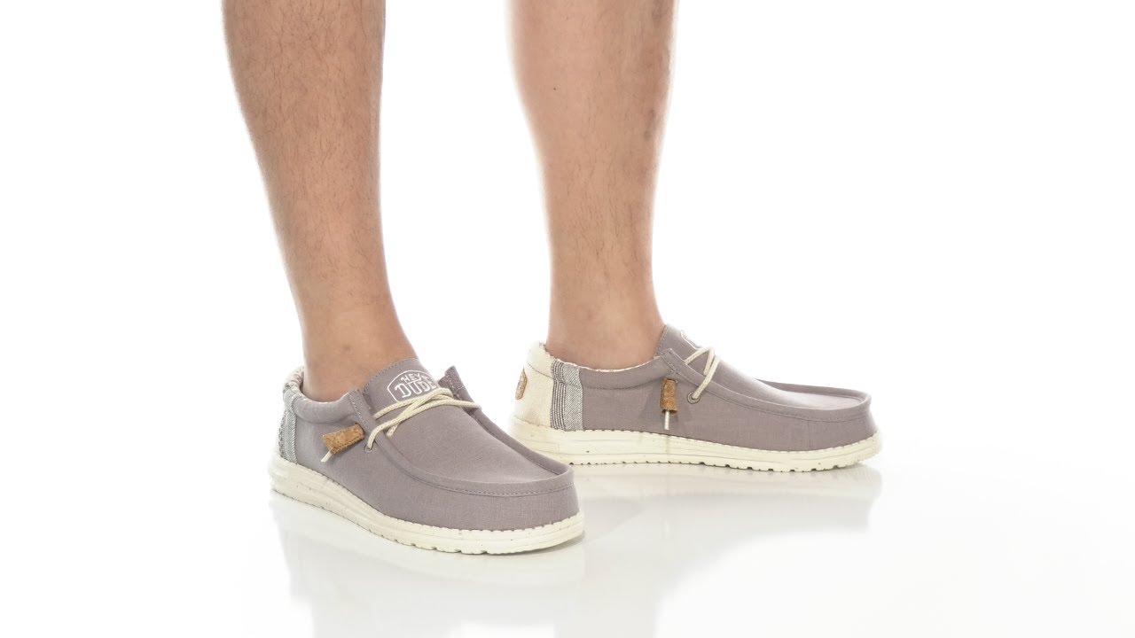 Hey Dude Wally Linen Natural SKU: 9845552
