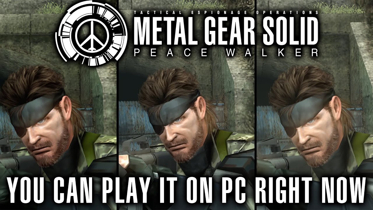 The Best Way To Play MGS Peace Walker on PC (2021)
