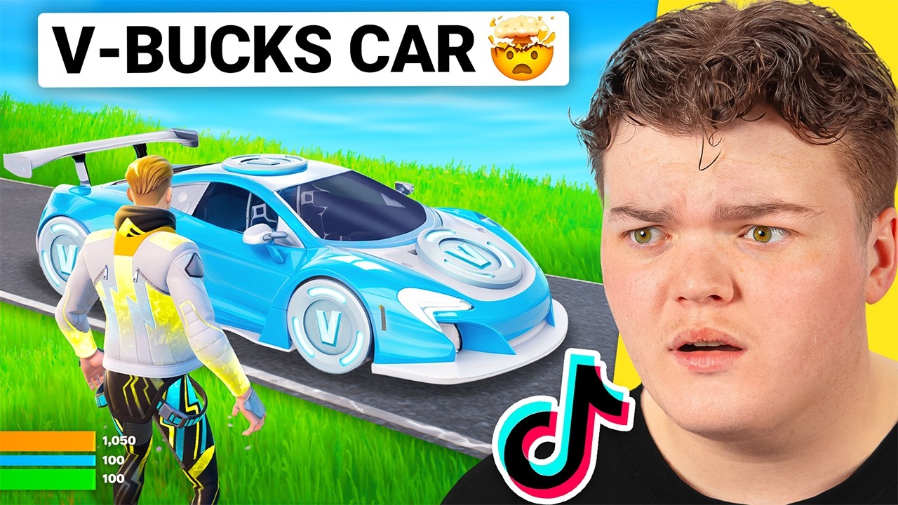 Реакция на САМЫЕ ГЛУПЫЕ TikTok-сообщения Fortnite!