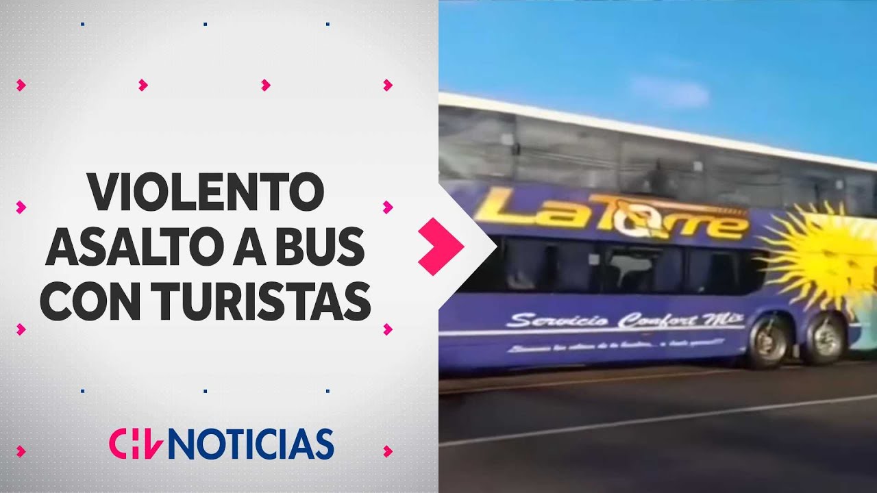 TERROR EN TOUR de compras: Asaltan bus con pasajeros argentinos cuando llegaba a Santiago