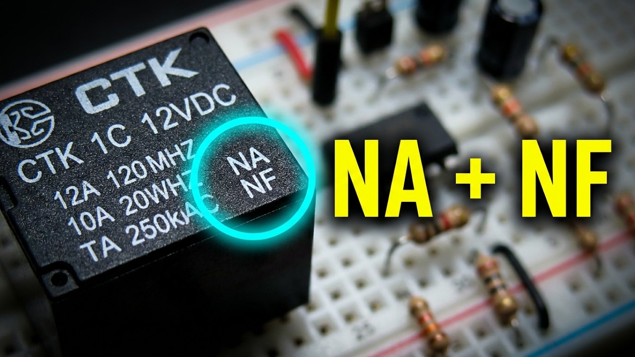 Como usar um relé 12V NA + NF 5 pinos ? Parte Teórica