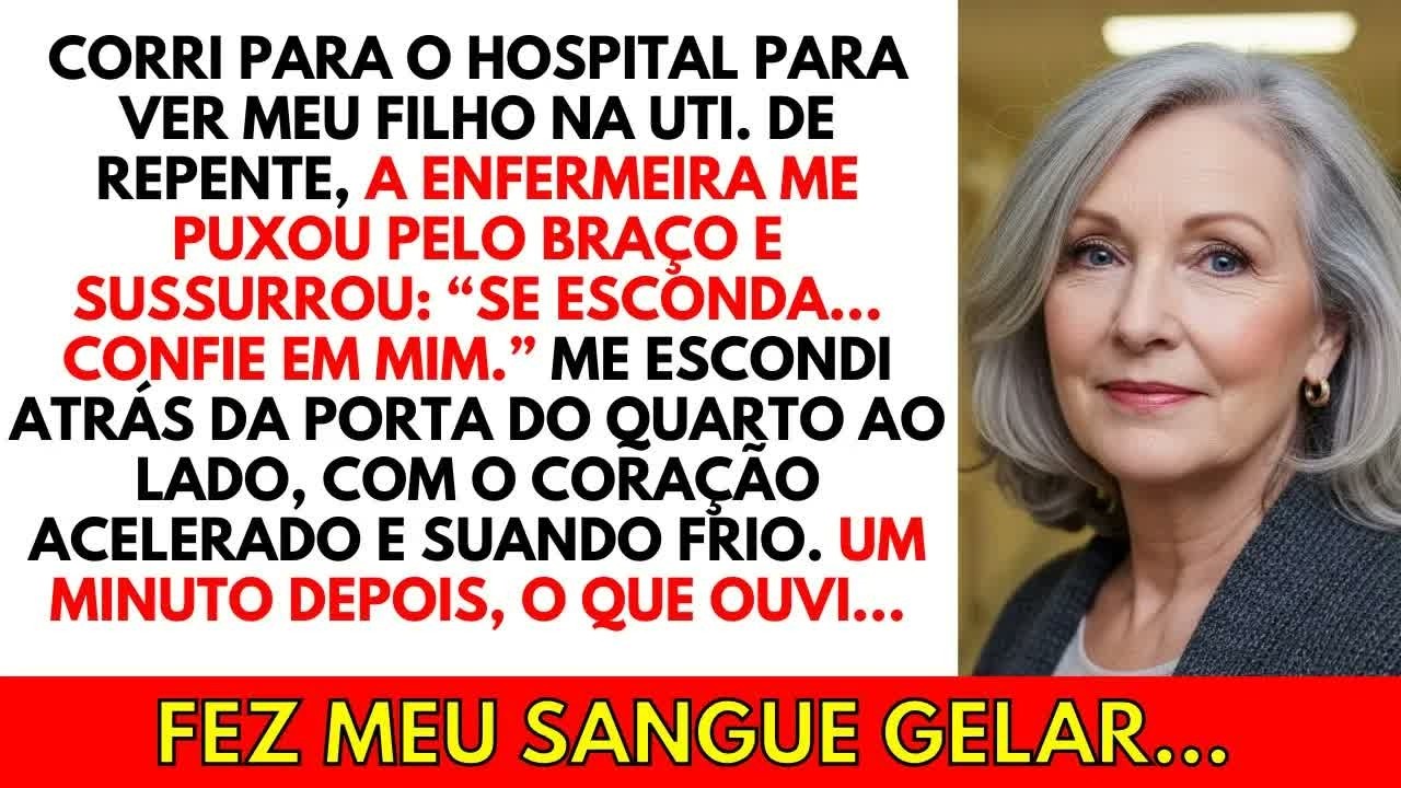 Corri para o hospital para ver meu filho  A enfermeira falou： ＂Esconda se!＂  Eu paralisei quand