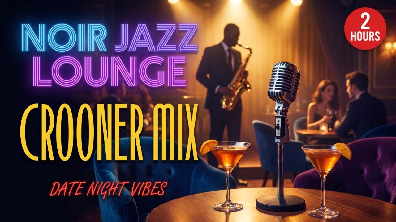 🌙 Noir Jazz Lounge | 2-Hour ORIGINAL Crooner Mix (Date Night & Cocktail Vibes)